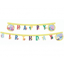 Girlanda urodzinowa Świnka Peppa Happy Birthday 2 m