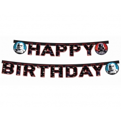 Girlanda urodzinowa Happy Birthday - Star Wars