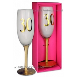 Kieliszek do szampana na 30 Urodziny Pomysł na prezent