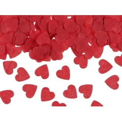 Konfetti Czerwone Serca na Walentynki 15 g