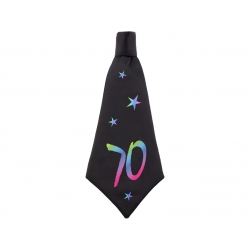 Krawat imprezowy na 70 urodziny 42 cm