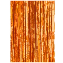 Dekoracja kurtyna Pomarańczowa 100x200 cm