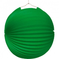 Dekoracja wisząca Lampion Zielony 25 cm