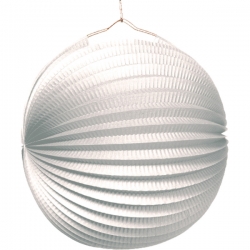 Dekoracja wisząca Lampion Biały 25 cm