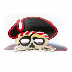 Maska papierowa Pirat Korsarz 1 szt
