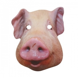 Maska papierowa Świnia ryjek