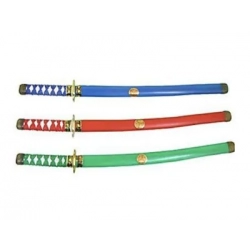 Miecz plastikowy Ninja Katana Wojownika 60 cm Mix kolorów