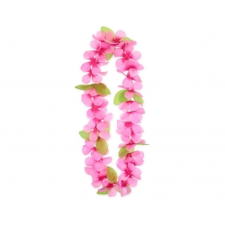 Naszyjnik hawajski Różowe kwiaty