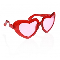 Okulary Serca Czerwone Walentynki Święto zakochanych