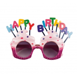 Imprezowe okulary Happy Birthday