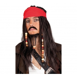 Peruka Pirat Jack Sparrow