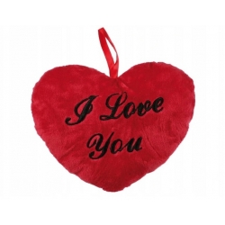 Pluszowe Czerwone Serce I Love You Prezent na Walentynki