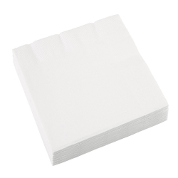 Serwetki papierowe Białe 20 szt 33x33