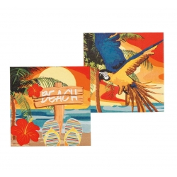 Serwetki papierowe Hawajskie Plaża 12 szt 33x33 cm
