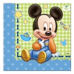 Serwetki papierowe Myszka Mickey Baby 33x33
