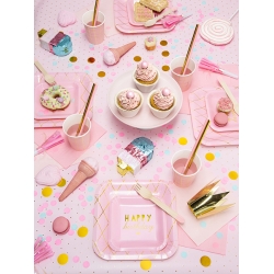 Serwetki papierowe Różowe Dekoracja stołu na urodziny