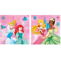 Serwetki papierowe Księżniczki Disney Kopciuszek Bella 33x33 cm 20 szt.