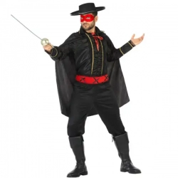Strój karnawałowy Szermierz Zorro M/L
