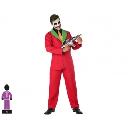 Strój karnawałowy Joker Klaun XL