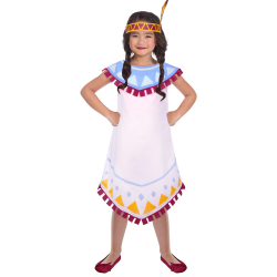 Strój karnawałowy dla dzieci Indianka Pocahontas 6/8 lat