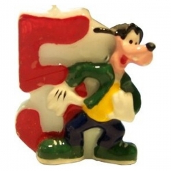 Świeczka urodzinowa Goofe Myszka Mickey 5