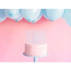 Niebieskie Świeczki na tort urodzinowy