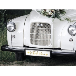 Dekoracja auta na ślub