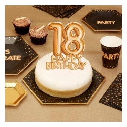 Dekoracja na tort na 18 urodziny