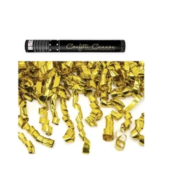 Konfetti pneumatyczne Złote Serpentyny 40 cm