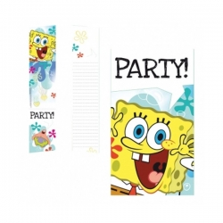 Zaproszenia Sponge Bob