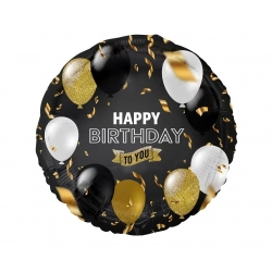 Balon foliowy na Urodziny Happy Birthday To You 45 cm