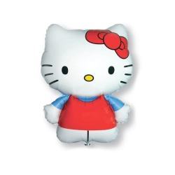 Balon foliowy Hello Kitty Kotek z Kokardą 67 cm