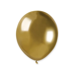 Balony chromowane Złote 13 cm