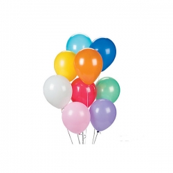 Balonowy bukiet napełniony helem mix kolorów 10