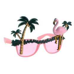 Imprezowe Okulary Hawajskie Flaming