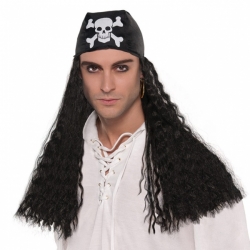 Peruka pirat z bandaną