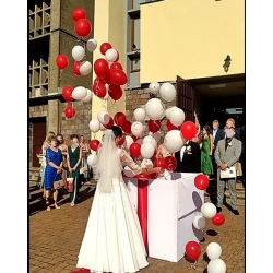 Balonowe pudło z helem 100 szt ślub wesele