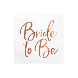 Serwetki papierowe Bride to Be Wieczór Panieński 33x33 cm20 szt.