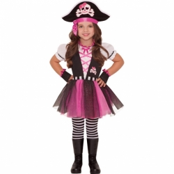 Strój dla dzieci różowa Piratka