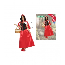 strój karnawałowy damski czerwony kapturek