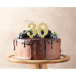 Urodzinowa świeczka na tort 30