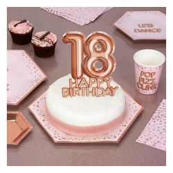 Dekoracja na tort na 18 urodziny