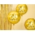 Balon foliowy okrągły na 50 urodziny Złoty 45 cm