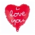 Balon foliowy Serce Love You 46 cm Walentynki