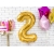 Balon foliowy cyfra na 2 urodziny