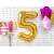 Balon foliowy cyfra na 5 urodziny