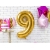 Balon foliowy cyfra na 9 urodziny