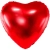 Balon foliowy Serce Czerwone 72 cm