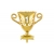 Balon foliowy Złoty Puchar Numer 1 64x61cm