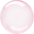 Balon kula Bubble Krystaliczna transparentna Różowa 46 cm
